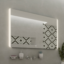 Nimco OBDELNÍKOVÁ - OBLÉ ROHY LED zrcadlo 900x700 s dotykovým senzorem ZP 17019V