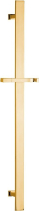 Sapho Sprchová tyč, posuvný držák, hranatá, 700mm, zlato SC417