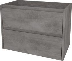 Mereo Opto, koupelnová skříňka 81 cm, Multidecor, Beton tmavě šedý CN991SBET2