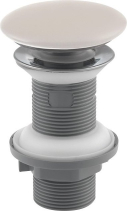 Isvea Umyvadlová výpust 5/4“, click-clack, keramická zátka, 20-70mm, ivory 38TP0165I