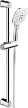 Mereo Sprchová souprava, třípolohová sprcha, posuvný držák, šedostříbrná hadice CB930A