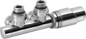 Bruckner WICHER připojovací sada termostatická pro středové připojení 50mm, provedení chrom 600.311.1
