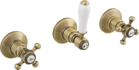 Sapho ANTEA podomítková sprchová baterie, 2 výstupy, bronz SET305-106