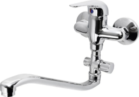 Aqualine AQUALINE 35 nástěnná umyvadlová/vanová baterie, rozteč 100mm, chrom 52140