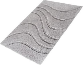 Ridder LA OLA předložka 60x90cm s protiskluzem, polyester, šedá 729307
