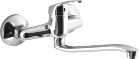 Aqualine AQUALINE 35 nástěnná baterie, ramínko ploché zvýšené, chrom 52145