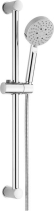 Mereo Sprchová souprava, pětipolohová sprcha, dvouzámková nerez hadice, stavitelný držák CB920B