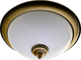 Sapho GLOSTER stropní svítidlo,  ø 315mm,  2xE14, 40W, IP21, bronz AU514