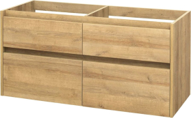 Mereo Opto, koupelnová skříňka 121 cm, dub Riviera CN923S