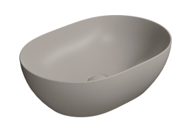 GSI PURA keramické umyvadlo na desku, 50x35cm, tortora mat 886005