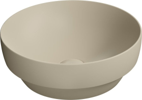 GSI PURA keramické umyvadlo na desku, průměr 40cm, creta mat 884608