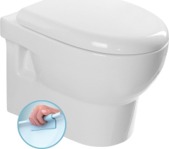Isvea ABSOLUTE závěsná WC mísa, Rimless, 35x50cm, bílá 10AB02002