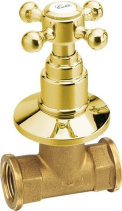 Sapho ANTEA podomítkový ventil, studená, zlato 3055C