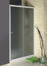 Aqualine AMADEO posuvné sprchové dveře 1200 mm, sklo Brick BTS120