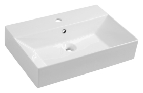 Isvea SISTEMA keramické umyvadlo 60x42cm, bílá 10SF50060
