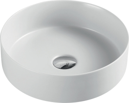 Mereo Umyvadlo na desku bez přepadu, 355x120 mm, kulaté, keramické - pro zaslání na paletě UC363612C