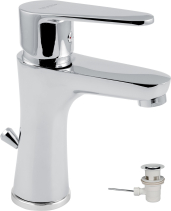 Novaservis Umyvadlová baterie s výpustí Titania Fresh chrom 96001,0
