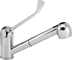 Novaservis Dřezová teleskopická baterie lékařská páka Titania Lux chrom 91081L,0