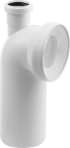 Bruckner Koleno s přípojkou 90 dopojení k WC, 110mm 159.313.0