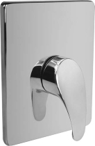 Mereo Sprchová podomítková baterie bez přepínače, Sonáta, Mbox, hranatý kryt CB60105C