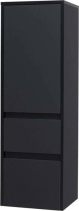 Mereo Opto koupelnová skříňka vysoká 125 cm, levé otevírání, černá CN944L