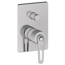 Sapho BEBÉ podomítková sprchová baterie, 2 výstupy, chrom BB042