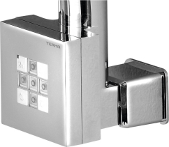 Sapho KTX topná tyč s termostatem, s krytem pro kabel, 400 W, chrom KTX-CW-400