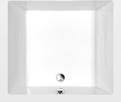 Polysan DEEP hluboká sprchová vanička, obdélník 100x90x26cm, bílá 72340