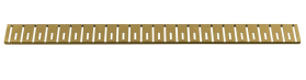 Polysan KLAVER nerezový rošt 844mm, zlato mat 73741GB-01