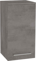 Mereo Bino koupelnová skříňka horní 63 cm, levá, Multidecor, Beton tmavě šedý CN695BET2