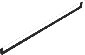 GSI NUBES čelní držák ručníků 120cm, černá PANB120N