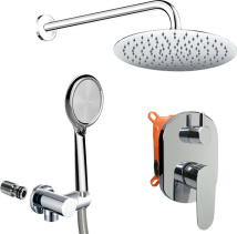 Mereo Sprchový set s dvoucestnou podomítkovou bateríí CB650SV1