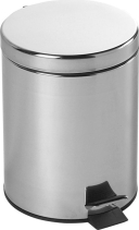 Aqualine SIMPLE LINE odpadkový koš kulatý 5l, nerez lesk 27105