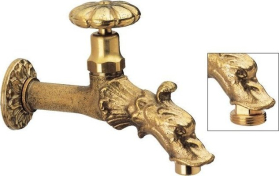 Sapho Retro zahradní ventil s rozetou, bronz CH123