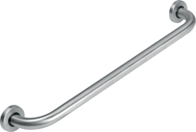 Novaservis Madlo rovné 700 mm s krytkami kartáčovaná nerez R6670,4