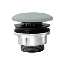 GSI GSI umyvadlová výpust 5/4“, neuzavíratelná, keramická zátka, 5-65mm, ghiaccio mat PVC15