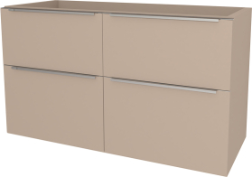 Mereo Mailo, koupelnová skříňka 121 cm, chrom madlo, Multidecor, Šedý kámen CN593SSEKA