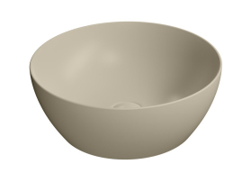GSI PURA keramické umyvadlo na desku, průměr 42cm, creta mat 885108