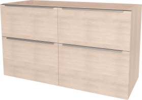 Mereo Mailo, koupelnová skříňka 121 cm, chrom madlo, Multidecor, Dub Patinovaný CN593SDUP1
