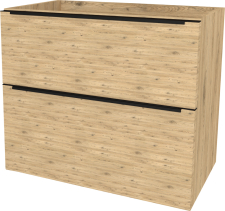 Mereo Mailo, koupelnová skříňka 61 cm, černé madlo, Multidecor, Dub San remo sand CN590SBDSAN