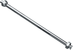 Silfra Trubička přímá pro urinál včetně matek, 1/2", průměr 12x300mm, chrom AT92151