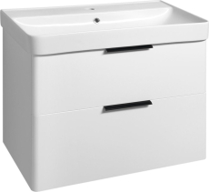 Aqualine DENEB umyvadlová skříňka 77, 3x55x42, 4cm, bílá mat DN280