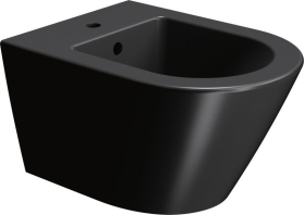 GSI KUBE X bidet závěsný 36x50cm, černá mat 9464126