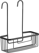Gedy SMART police do sprchy závěsná, na baterii, 300x375x120 mm, černá mat 248914