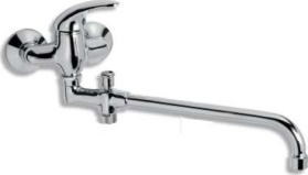 Novaservis Paneláková baterie bez příslušenství 100 mm Metalia 55 chrom 55037/1,0