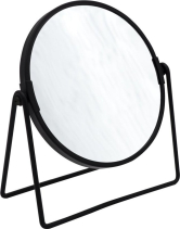 Ridder SUMMER kosmetické zrcátko na postavení, Ø 160mm, oboustranné, černá 03009010
