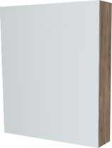 Mereo Koupelnová skříňka zrcadlová 60 cm, galerka, 1x dvířka levá, Multidecor, Dark Rockford Hic CN798G61DRH1