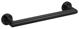 Sapho X-ROUND BLACK držák ručníků 300mm, černá mat XR400B