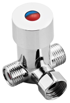Bruckner Regulátor teploty vody pro stojánkové ventily 1/2", chrom 982.880.1