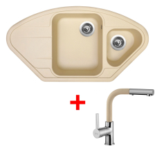 Granitový dřez Sinks LOTUS 960.1 Sahara+ENIGMA S GR LT960150ENSGR50